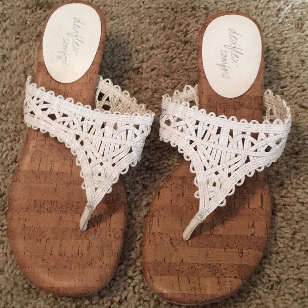 Dexflex comfort white Adorable slides